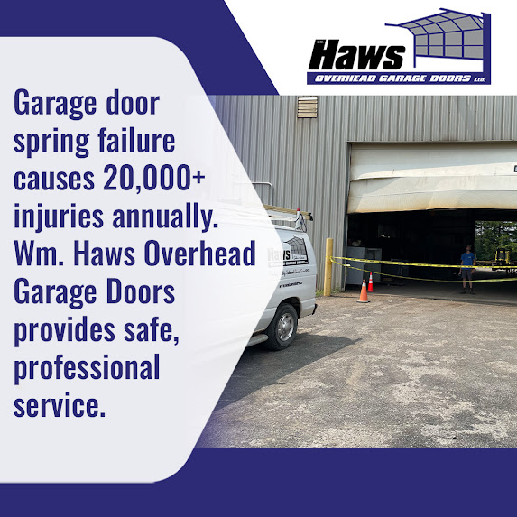 Spring Failures Prompt New Safety Guidance from Wm. Haws Overhead Garage Doors